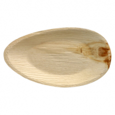 25 Teller, Palmblatt pure oval 32 cm x 18 cm x 3 cm