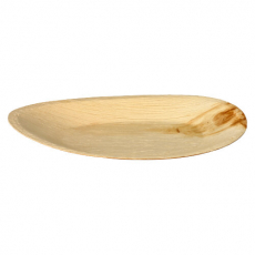 25 Teller, Palmblatt pure oval 32 cm x 18 cm x 3 cm