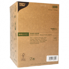 500 Shake-Halme Papier Ø 8 mm · 25 cm farbig sortiert