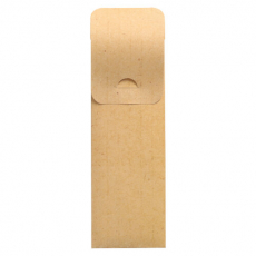 500 Bestecktaschen 23,5 cm x 7,3 cm natur inkl. weißer Serviette 40 x 40 cm 2-lag.