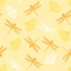 20 Servietten, 3-lagig 1/4-Falz 40 cm x 40 cm gelb Ginko