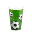 10 Trinkbecher, Pappe 0,2 l Ø 7 cm · 9,7 cm Football
