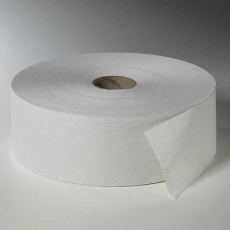 6 Rollen Toilettenpapier, 2-lagiges Tissue Ø 26 cm · 380 m x 10 cm weiss Maxi Rollen