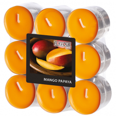 18 Flavour by GALA Duftlichte Ø 37,5 mm · 16,6 mm pfirsich - Mango-Papaya