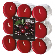 10 x 18 Flavour by GALA Duftlichte Ø 37,5 mm · 16,6 mm bordeaux - Cherry