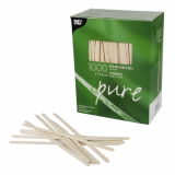 1000 Rührstäbchen, Holz pure 17,8 cm x 5 mm
