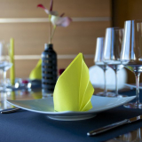 20 Servietten ROYAL Collection 1/4-Falz 25 cm x 25 cm limonengrün