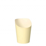 75 Snackbecher, Pappe To Go 0,16 l Ø 7,5 cm · 9,9 cm beige