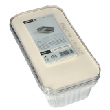 5 Schalen, Alu + Einlegedeckel, PE-beschichtet eckig 1 l 5,4 cm x 11 cm x 21,3 cm