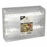 50 Fingerfood - Schalen, PS rund 65 ml Ø 7,2 cm · 3 cm glasklar