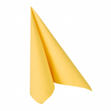 20 Servietten ROYAL Collection 1/4-Falz 33 cm x 33 cm gelb