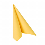 20 Servietten ROYAL Collection 1/4-Falz 25 cm x 25 cm gelb