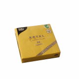 20 Servietten ROYAL Collection 1/4-Falz 25 cm x 25 cm gelb