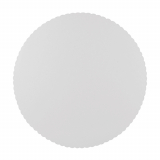 100 Tortenunterlagen, Pappe pure rund Ø 28 cm weiss mit gezacktem Rand