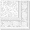 50 Servietten ROYAL Collection 1/4-Falz 40 cm x 40 cm weiss Ornaments