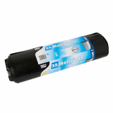 25 Müllsäcke, LDPE 120 l 110 cm x 70 cm schwarz extra stark und extra reißfest