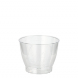15 Trinkbecher, PS 0,1 l Ø 6,8 cm · 5,4 cm glasklar