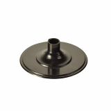 50 Unterteile für Stiel-Gläser, PS rund Ø 6,55 cm · 2,05 cm schwarz