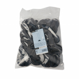 50 Unterteile für Stiel-Gläser, PS rund Ø 6,55 cm · 2,05 cm schwarz