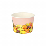 200 Eisbecher, Pappe rund 150 ml Ø 7,7 cm · 5,5 cm Früchte