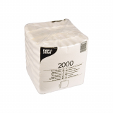 2000 Dessertdeckchen 17 cm x 17 cm weiss