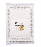 100 Spitzenpapiere eckig 34 cm x 26 cm weiss