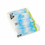 100 Müllbeutel, HDPE 60 l 72 cm x 60 cm weiss