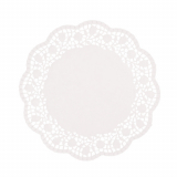 100 Tortenspitzen rund Ø 25 cm weiss