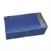 250 Servietten, 3-lagig 1/4-Falz 33 cm x 33 cm dunkelblau