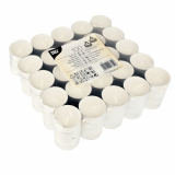 100 Teelichte Ø 39 mm · 15 mm weiss