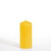 Stumpenkerze Ø 60 mm · 130 mm goldgelb