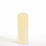 Stumpenkerze Ø 60 mm · 165 mm creme