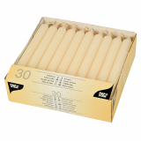 30 Tafelkerzen Ø 2,1 cm · 19,6 cm creme
