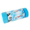 15 Müllsäcke mit Zugband, LDPE 120 l 100 cm x 70 cm blau