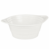 100 Suppenschalen, PP rund 750 ml Ø 15,6 cm · 6,5 cm weiss mit Anfasser
