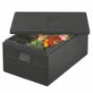 Isolier-Transportbehälter, EPP 68,5 cm x 48,5 cm x 36 cm schwarz Euro-Norm