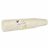 50 Trinkbecher, PP 0,5 l Ø 9,5 cm · 13,7 cm weiss mit Schaumrand