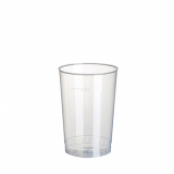40 Mehrweg-Trinkbecher PP 0,2 l Ø 6,8 cm · 9,8 cm transluzent unzerbrechlich