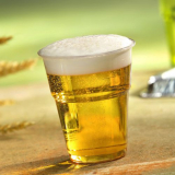 70 Kaltgetränkebecher, PLA pure 0,3 l Ø 9,5 cm · 11 cm glasklar mit Schaumrand