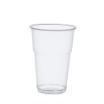 70 Kaltgetränkebecher, PLA pure 0,4 l Ø 9,5 cm · 13,2 cm glasklar mit Schaumrand