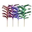 144 Deko-Picker 12 cm farbig sortiert Palmblätter