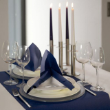 20 Servietten ROYAL Collection 1/4-Falz 40 cm x 40 cm dunkelblau