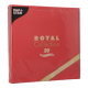 20 Servietten ROYAL Collection 1/4-Falz 40 cm x 40 cm bordeaux