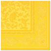 20 Servietten ROYAL Collection 1/4-Falz 40 cm x 40 cm gelb Ornaments