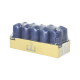 10 Stumpenkerzen Ø 40 mm · 90 mm dunkelblau