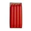 8 Kronkerzen Ø 2,4 cm · 20 cm rot aus 100 % Stearin