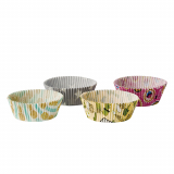 60 Backförmchen Ø 5 cm · 2,5 cm 4 Motive sortiert