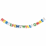 Grußkette 2,5 m Herzlich Willkommen