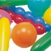 75 Luftballons farbig sortiert verschiedene Formen, extra groß