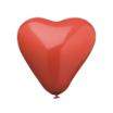 4 Luftballons Ø 30 cm rot Heart large